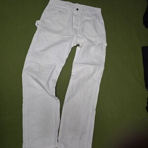 Dickies Men's White Cargo Pants